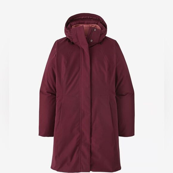 Patagonia Jackets & Blazers - Patagonia Hooded Parka Coat Jacket in Carmine Red S NWOT